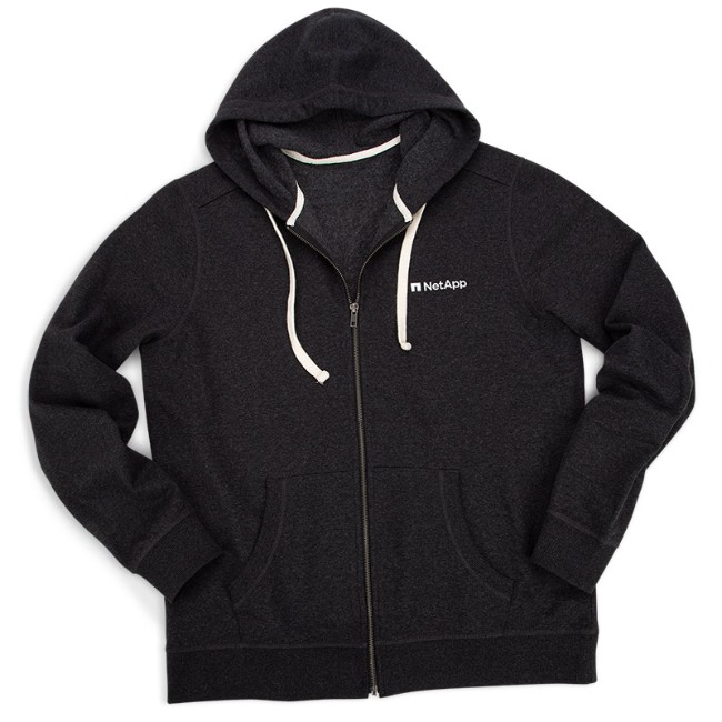 Main image of Unisex Re-Fleece Full-Zip Hoodie, Charcoal Heather image