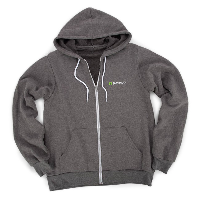 Main image of Unisex Fleece Full-Zip Hoodie, Deep Heather image