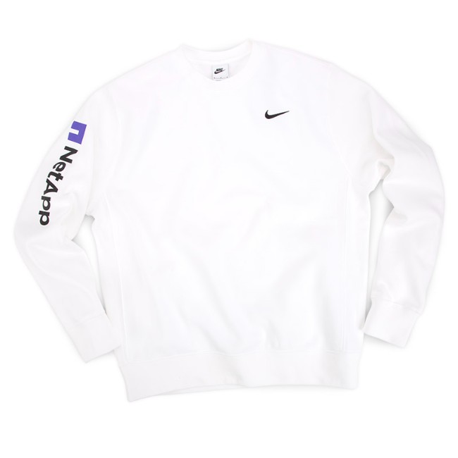 Main image of Nike Club Fleece Crew, White image