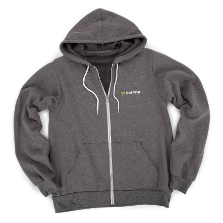 Unisex Fleece Full-Zip Hoodie, Deep Heather image